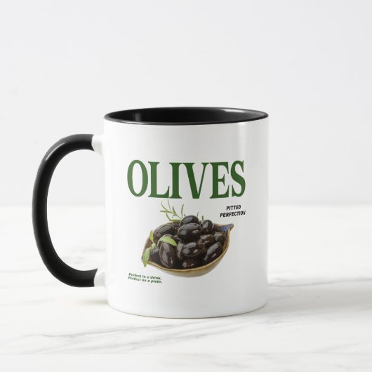 Mug Perfection des olives dressées (Gauche)