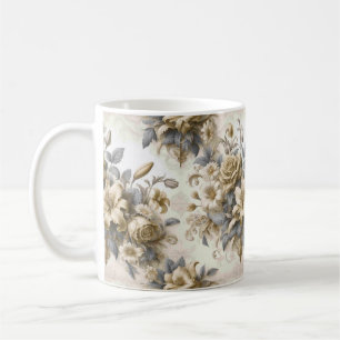 Mug Perfection florale Jaune antique