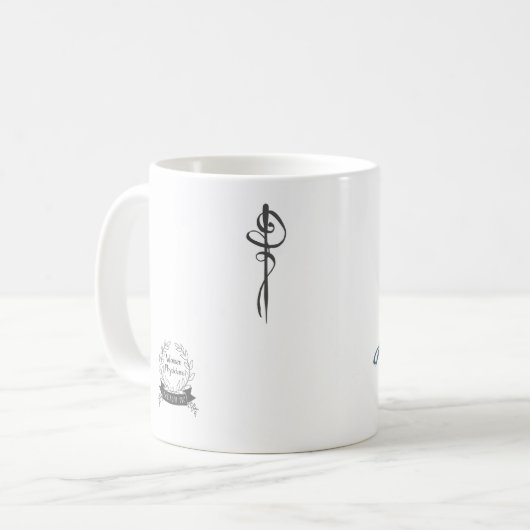 Mug Perfection GreyBlue de progrès pas sur le blanc (Devant gauche)