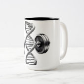 Mug Performance Bicolore Fitness ADN (Devant droit)