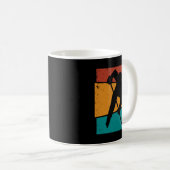 Mug Performance de hockey rétro vintage (Devant droit)