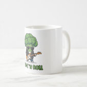 Mug Performance de la guitare joueuse de Broccoli (Devant droit)