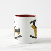 Mug Performance Optimale Slogan Lazy Cheeky (Centre)