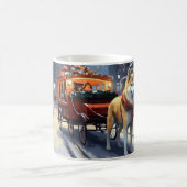 Mug Période de fêtes d'Akita de Noël (Centre)