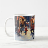 Mug Période de fêtes d'Akita de Noël (Gauche)