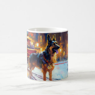 Mug Période de fêtes de Noël du Berger Allemand