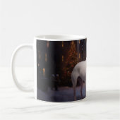 Mug Période de fêtes de Noël du Bull Terrier (Gauche)