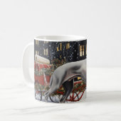 Mug Période de fêtes de Noël du Weimaraner (Devant gauche)