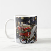 Mug Période de fêtes de Noël du Weimaraner (Gauche)