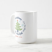 Mug Période de l'année la plus merveilleuse personnali (Devant gauche)