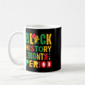 Mug Période d'histoire des Noirs, Hommage au Mois de l (Gauche)