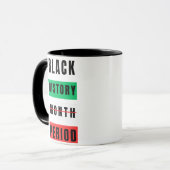 Mug Période du mois de l'histoire des Noirs (Devant gauche)