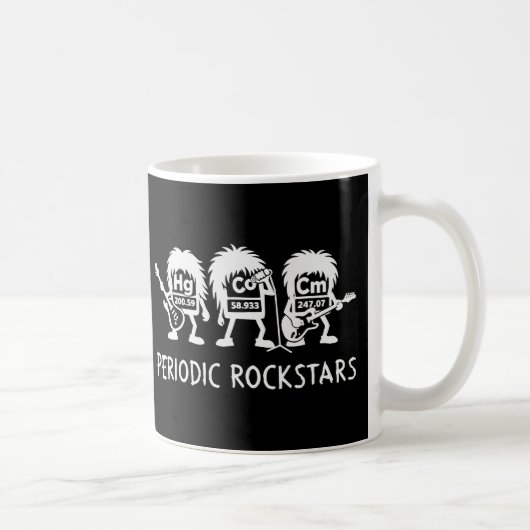 Mug Periodic Rockstars Chemistry Humor (Droite)