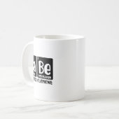 Mug Periodic Table Of Babe The Hot Element Valentines  (Devant gauche)