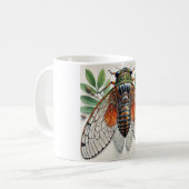 Mug Periodical cicada 100924IREF226 - Watercolor (Devant gauche)