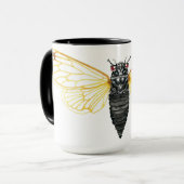 Mug Périodique de 17 ans Brood X Canada (Devant gauche)