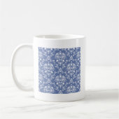 Mug Périwinkle bleu et blanc Damas (Gauche)