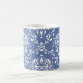 Mug Périwinkle bleu et blanc Damas (Centre)