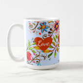 Mug Périwinkle d'amour fleur sauvage (Gauche)