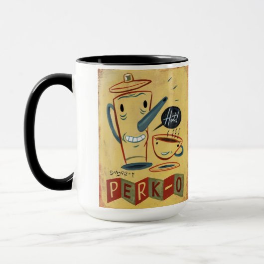 Mug PERK-O par Joe Murray (Gauche)