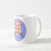 Mug Perles avant le porc (Devant droit)