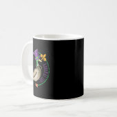 Mug Perles de Mardi Gras secouez votre plume de queue (Devant gauche)