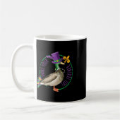 Mug Perles de Mardi Gras secouez votre plume de queue (Gauche)