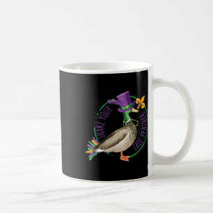 Mug Perles de Mardi Gras secouez votre plume de queue