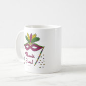 Mug Perles de plumes Mardi Gras (Devant gauche)