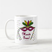 Mug Perles de plumes Mardi Gras (Gauche)