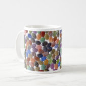 Mug Perles en pierre ovales colorées (Devant gauche)
