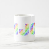 Mug Permettez-vous de PROFITER de couleurs arc-en-ciel (Centre)