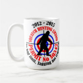 Mug permis de chasse aux squatters (Gauche)