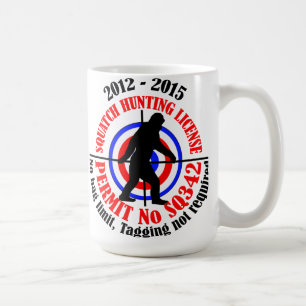 Mug permis de chasse aux squatters