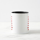 Mug Permis de tuer le texte (Centre)