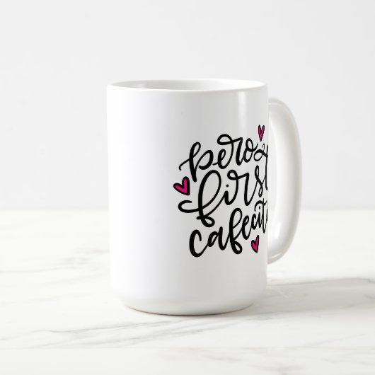 Mug Pero First, Cafecito (Devant droit)
