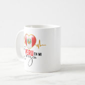 Mug Pérou en mi Corazon Fierté péruvienne (Devant gauche)