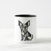 Mug Perro cubista (Centre)