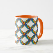 Mug Perroquet (Devant droit)