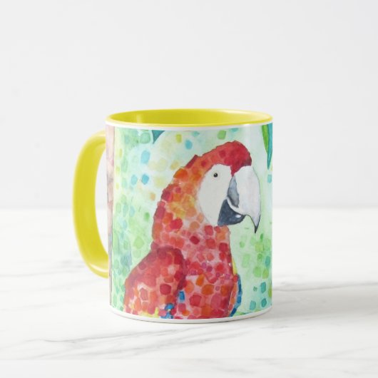 Mug Perroquet (Devant gauche)