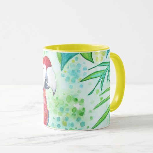 Mug Perroquet (Devant droit)