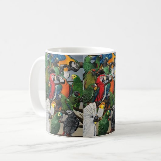 Mug Perroquet (Devant gauche)