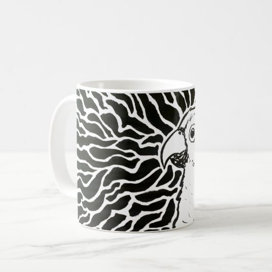 Mug Perroquet (Devant gauche)