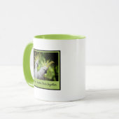 Mug Perroquet à plumes de même couleur (Devant gauche)