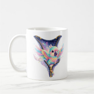 Mug Perroquet à travers la Coupe Cosmique à fermeture 
