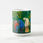 Mug Perroquet Amateurs d'oiseaux Jungle Tropical Thème (Centre)