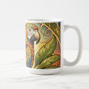 Mug Perroquet Arc-en-ciel vibrant Art nouveau