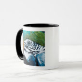 Mug Perroquet bleu (Devant gauche)
