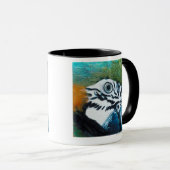 Mug Perroquet bleu (Devant droit)