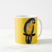Mug Perroquet Bleu (Devant droit)